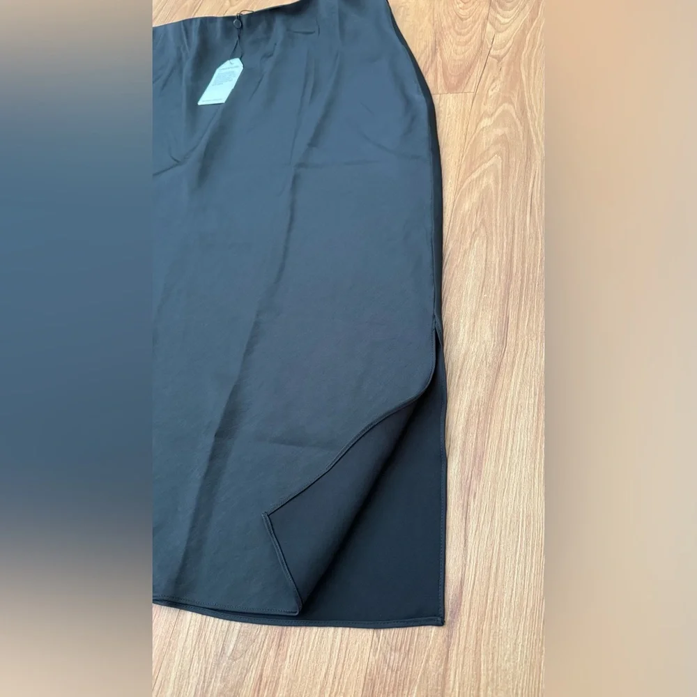 Universal Standard Black Midi Skirt-New with tags* - Picture 2 of 5